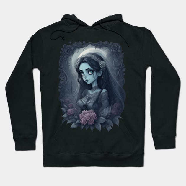 Corpse Bride Art Hoodie by Selene’s Designs